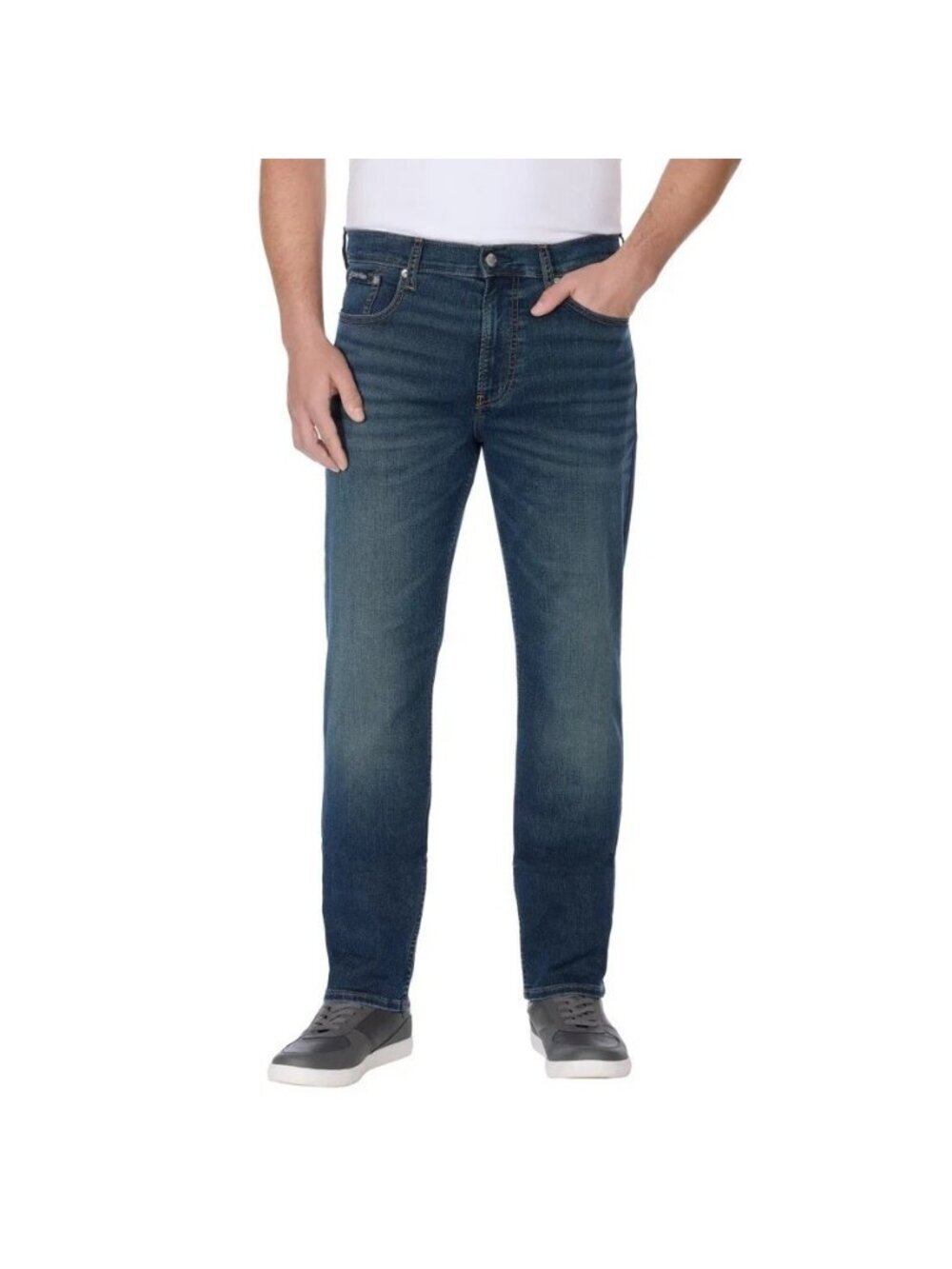 NWT Calvin Klein Jeans Men's W36 L29 Blue Straight Fit Denim